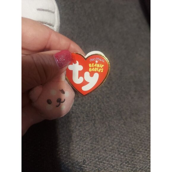 Hello Kitty 2014 Retired Sanrio TY Beanie Babies Hello Kitty 6" Musical Rattle - Picture 8 of 9